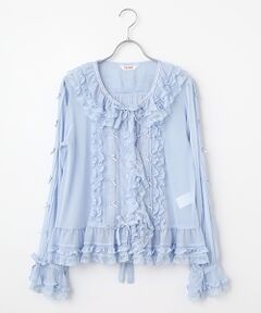 PINK HOUSE / ピンクハウス シャツ・ブラウス | ソフトチュールブラウス