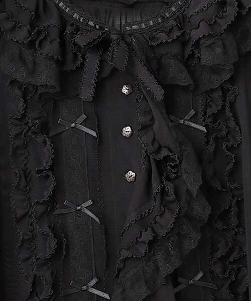 PINK HOUSE / ピンクハウス シャツ・ブラウス | ソフトチュールブラウス | 詳細1