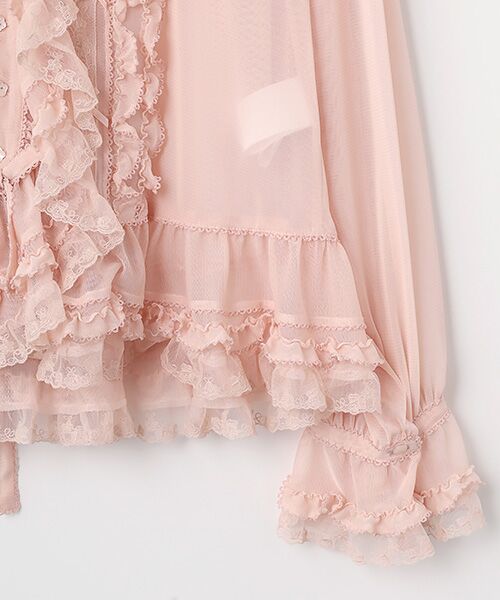 PINK HOUSE / ピンクハウス シャツ・ブラウス | ソフトチュールブラウス | 詳細5