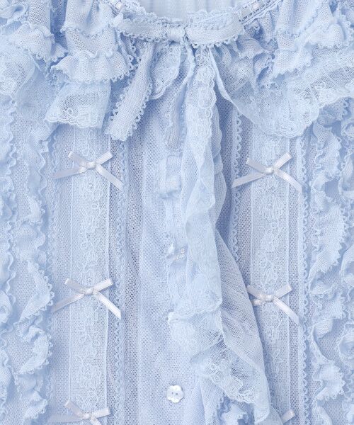PINK HOUSE / ピンクハウス シャツ・ブラウス | ソフトチュールブラウス | 詳細7