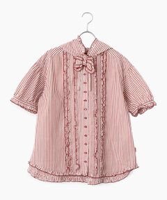 PINK HOUSE / ピンクハウス シャツ・ブラウス | ストライプフードブラウス