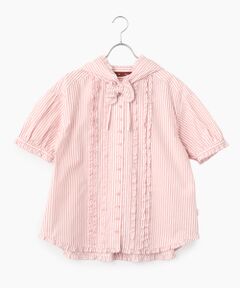 PINK HOUSE / ピンクハウス シャツ・ブラウス | ストライプフードブラウス