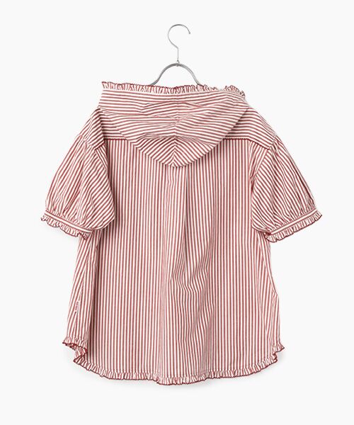 PINK HOUSE / ピンクハウス シャツ・ブラウス | ストライプフードブラウス | 詳細2