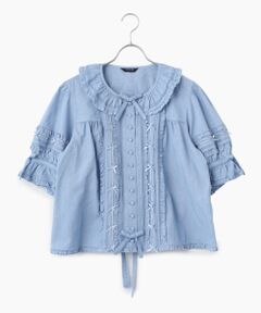 PINK HOUSE / ピンクハウス シャツ・ブラウス | フリル襟付きブラウス