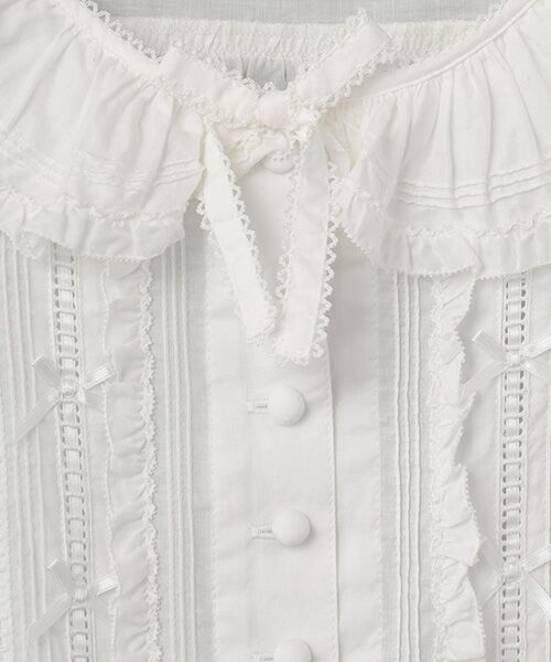 PINK HOUSE / ピンクハウス シャツ・ブラウス | フリル襟付きブラウス | 詳細2