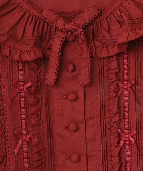 PINK HOUSE / ピンクハウス シャツ・ブラウス | フリル襟付きブラウス | 詳細6