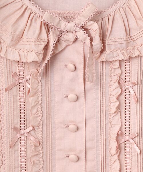 PINK HOUSE / ピンクハウス シャツ・ブラウス | フリル襟付きブラウス | 詳細7