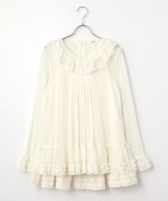 PINK HOUSE / ピンクハウス チュニック | ソフトチュールチュニックブラウス