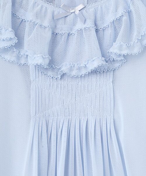 PINK HOUSE / ピンクハウス チュニック | ソフトチュールチュニックブラウス | 詳細11