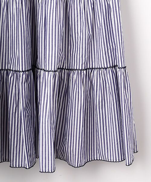 PINK HOUSE / ピンクハウス チュニック | ストライプノースリーブチュニックブラウス | 詳細7