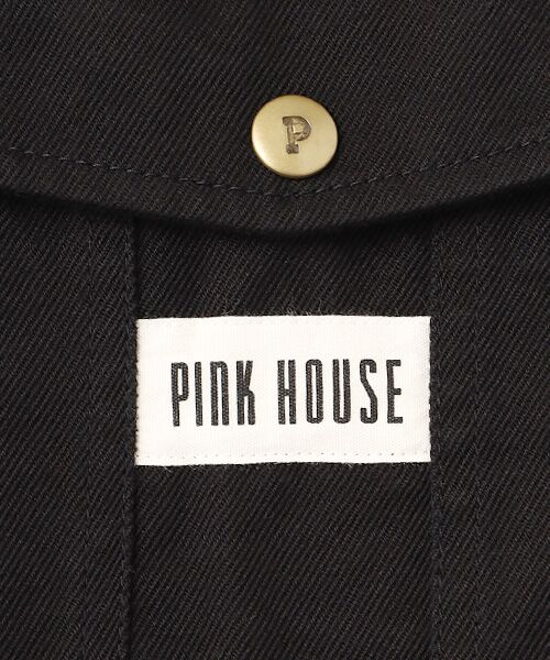 PINK HOUSE / ピンクハウス サロペット・オールインワン | ネームワッペンいっぱいオーバーオール | 詳細1