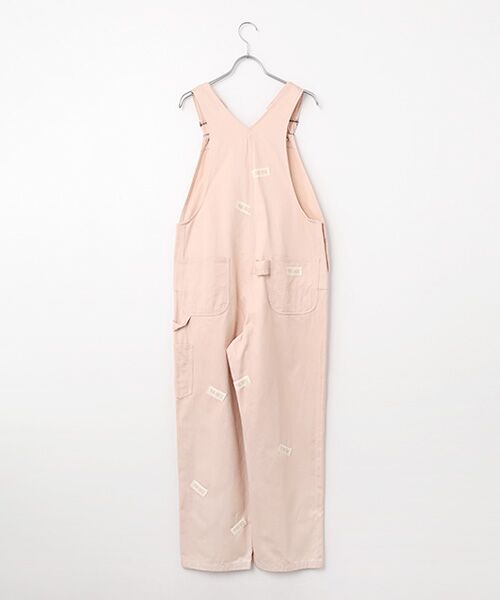 PINK HOUSE / ピンクハウス サロペット・オールインワン | ネームワッペンいっぱいオーバーオール | 詳細2