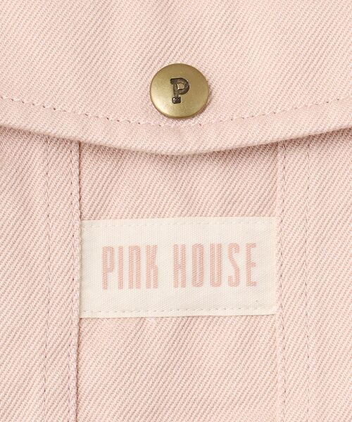 PINK HOUSE / ピンクハウス サロペット・オールインワン | ネームワッペンいっぱいオーバーオール | 詳細7