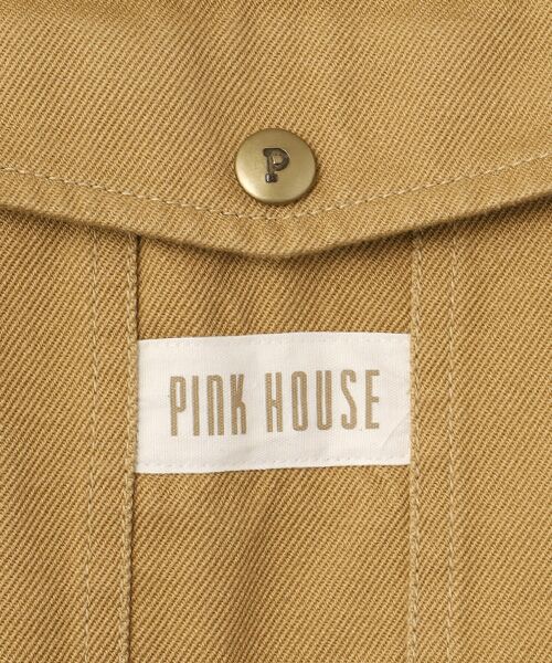 PINK HOUSE / ピンクハウス サロペット・オールインワン | ネームワッペンいっぱいオーバーオール | 詳細8