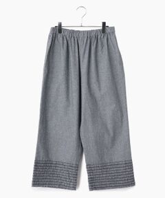 PINK HOUSE / ピンクハウス その他パンツ | 裾フリル使いダンガリーパンツ