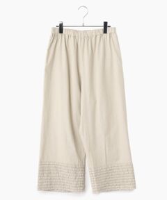 PINK HOUSE / ピンクハウス その他パンツ | 裾フリル使いダンガリーパンツ