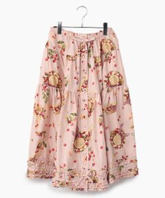PINK HOUSE / ピンクハウス ロング・マキシ丈スカート | さくらんぼの日曜日プリントスカート