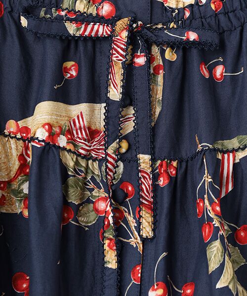 PINK HOUSE / ピンクハウス ロング・マキシ丈スカート | さくらんぼの日曜日プリントスカート | 詳細9