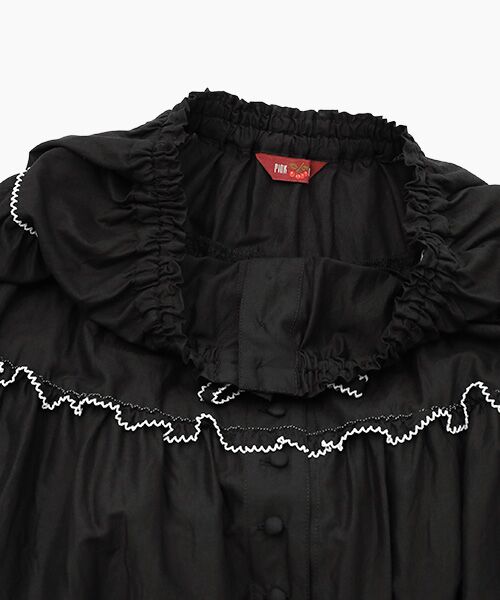 PINK HOUSE / ピンクハウス ロング・マキシ丈スカート | チェリーモチーフ使いフリルスカート | 詳細4