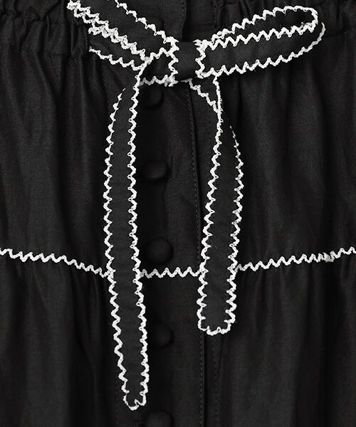 PINK HOUSE / ピンクハウス ロング・マキシ丈スカート | チェリーモチーフ使いフリルスカート | 詳細5