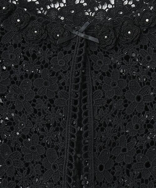 PINK HOUSE / ピンクハウス カーディガン・ボレロ | 小花刺繍レースカーディガン | 詳細1
