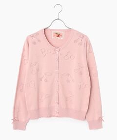 PINK HOUSE / ピンクハウス カーディガン・ボレロ | チェリー柄ニットカーディガン