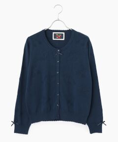 PINK HOUSE / ピンクハウス カーディガン・ボレロ | チェリー柄ニットカーディガン