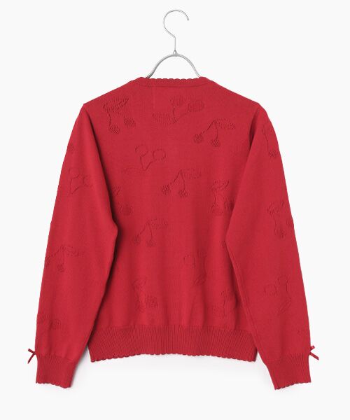 PINK HOUSE / ピンクハウス カーディガン・ボレロ | チェリー柄ニットカーディガン | 詳細3