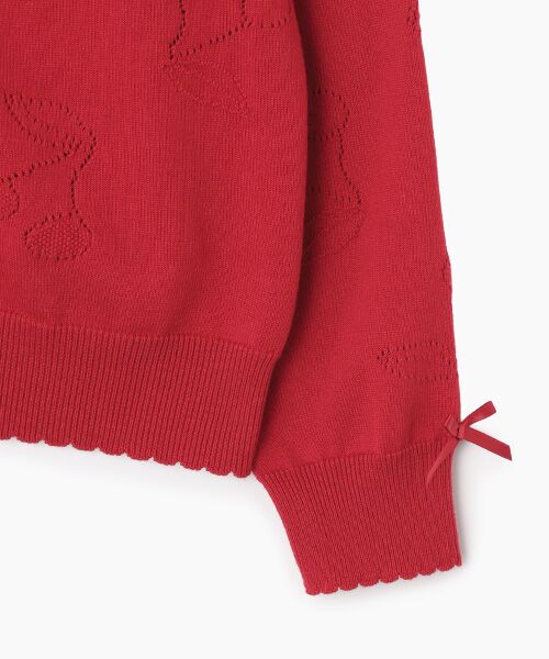 PINK HOUSE / ピンクハウス カーディガン・ボレロ | チェリー柄ニットカーディガン | 詳細5