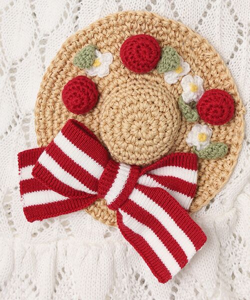 PINK HOUSE / ピンクハウス ベスト | さくらんぼの日曜日モチーフ使いニットベスト | 詳細2