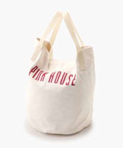 PINK HOUSE / ピンクハウス トートバッグ | ロゴプリントバケツ型バッグ