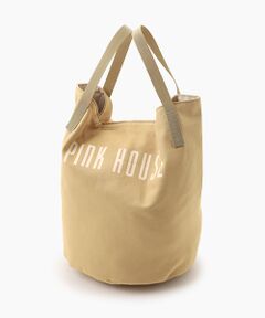 PINK HOUSE / ピンクハウス トートバッグ | ロゴプリントバケツ型バッグ