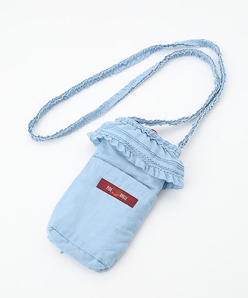 PINK HOUSE / ピンクハウス ショルダーバッグ | チェリーモチーフ付きフリルポシェット | 詳細6