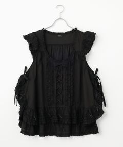 PINK HOUSE / ピンクハウス その他トップス | レースアップ使いタブリエ