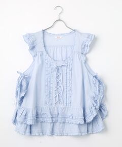PINK HOUSE / ピンクハウス その他トップス | レースアップ使いタブリエ