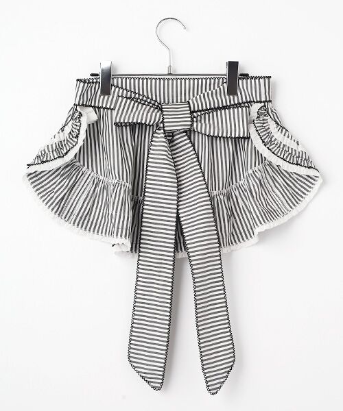 PINK HOUSE / ピンクハウス その他雑貨 | ローンフリル使いストライプエプロン | 詳細1