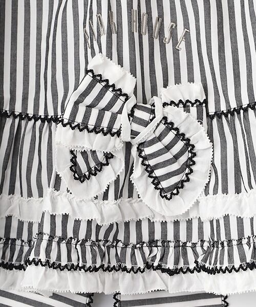 PINK HOUSE / ピンクハウス その他雑貨 | ローンフリル使いストライプエプロン | 詳細4