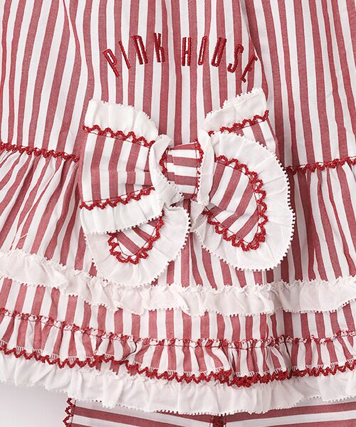 PINK HOUSE / ピンクハウス その他雑貨 | ローンフリル使いストライプエプロン | 詳細5