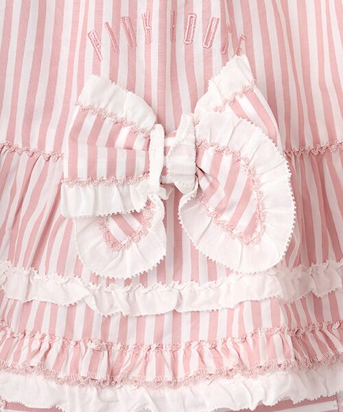 PINK HOUSE / ピンクハウス その他雑貨 | ローンフリル使いストライプエプロン | 詳細6