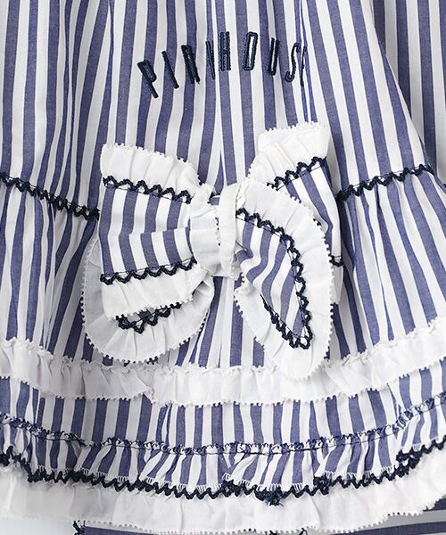 PINK HOUSE / ピンクハウス その他雑貨 | ローンフリル使いストライプエプロン | 詳細7
