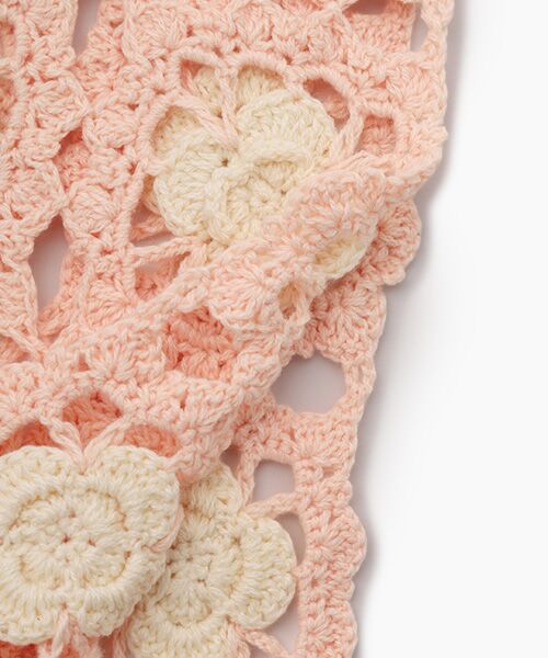 PINK HOUSE / ピンクハウス バンダナ・スカーフ | フラワークロシェバブーシュカ | 詳細2