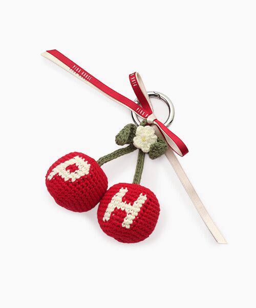 PINK HOUSE / ピンクハウス キーホルダー・ストラップ | PHロゴチェリーモチーフキーホルダー（アカ）