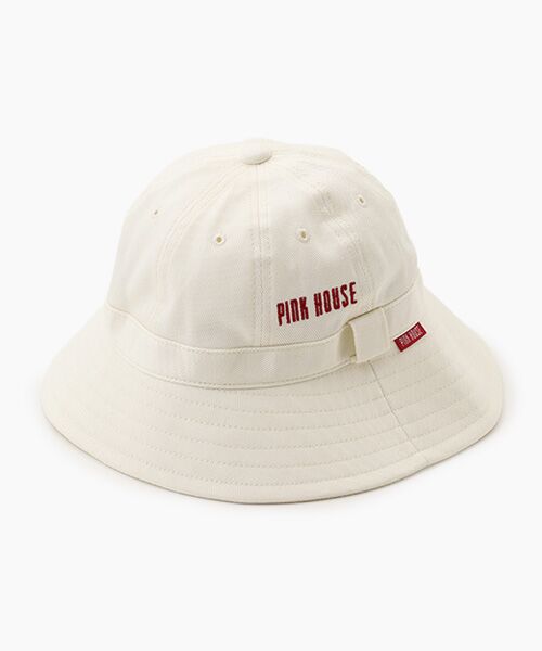 PINK HOUSE / ピンクハウス ハット | ロゴ刺繍ハット（アイボリー）