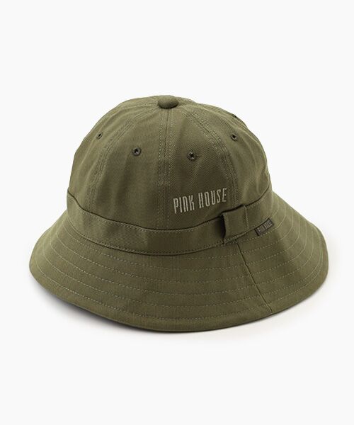 PINK HOUSE / ピンクハウス ハット | ロゴ刺繍ハット（カーキ）