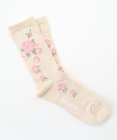 PINK HOUSE / ピンクハウス ソックス | ポワン・ド・ローズ柄ソックス