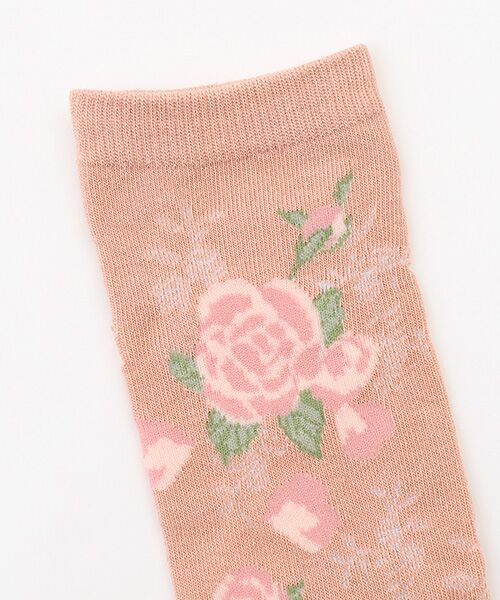PINK HOUSE / ピンクハウス ソックス | ポワン・ド・ローズ柄ソックス | 詳細1
