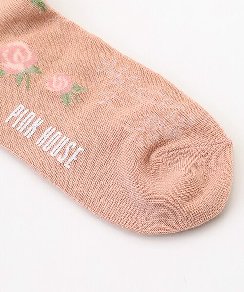 PINK HOUSE / ピンクハウス ソックス | ポワン・ド・ローズ柄ソックス | 詳細2