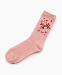 PINK HOUSE / ピンクハウス ソックス | さくらんぼの日曜日モチーフソックス