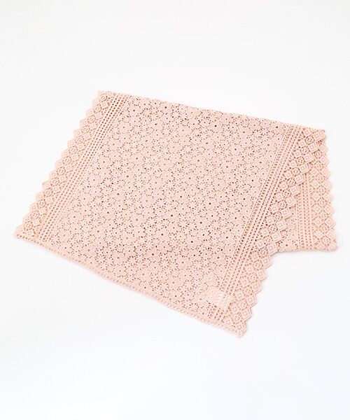 PINK HOUSE / ピンクハウス マフラー・ショール・スヌード・ストール | 小花刺繍レースストール | 詳細1
