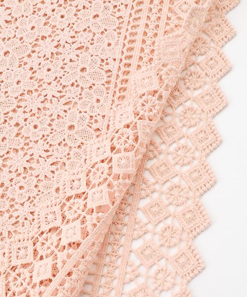 PINK HOUSE / ピンクハウス マフラー・ショール・スヌード・ストール | 小花刺繍レースストール | 詳細2